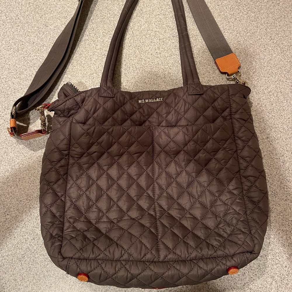 MZ Wallace Metro Quattro Tote in Magnet.
